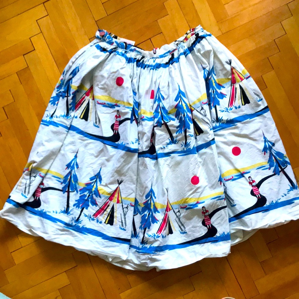 Rare Vintage Reminiscence by Steward Richer Jenny Skirt Native American Sz 28